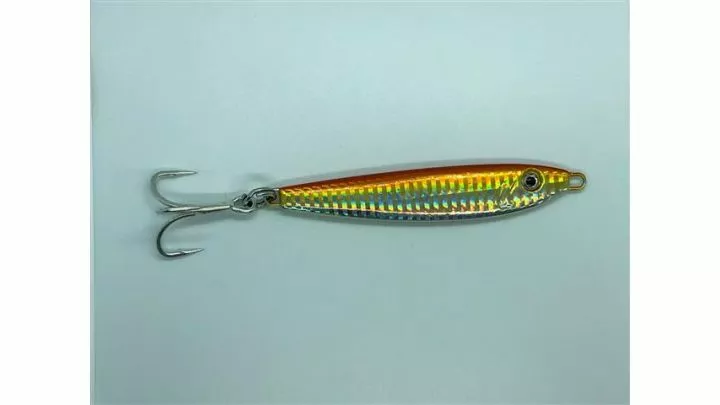 James Cook Pilker Orange Gold Silver 60g