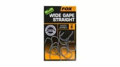 Fox Edges Wide Gape Straight Hook Size 8