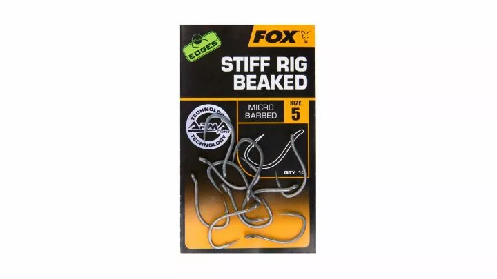 Fox Edges Stiff Rig Beaked Hook Size 5